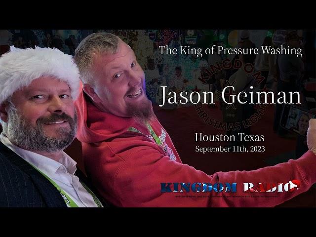 Jason Geiman (The King of Pressure Washing) and Christmas Light Installation Trainer in Houston, TX