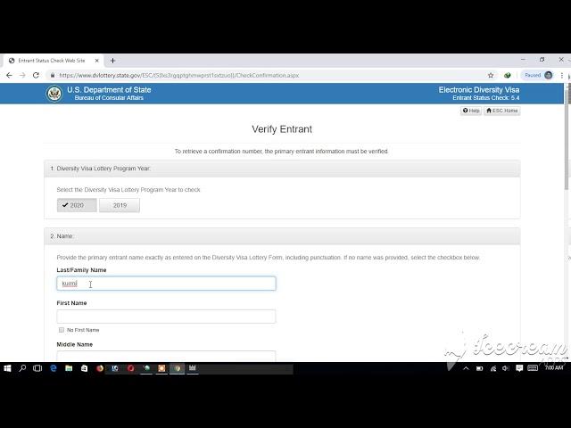 Forgot/lost my confirmation number for DV lottery how to check dv result