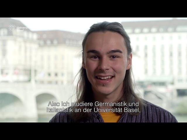 An der Universität Basel studieren: Camillo, Germanistik und Italianistik