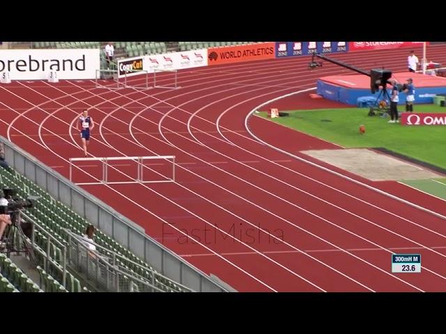 Karsten Warholm 300m World Record - 33.78