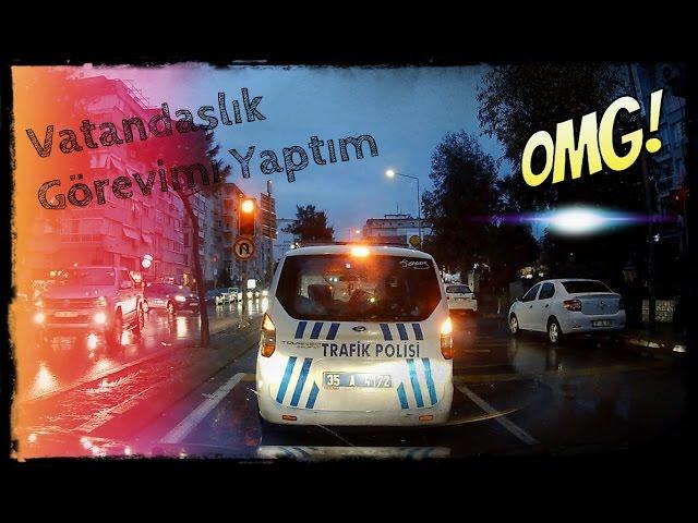 Trafik Polisini Uyardım,  vatandaşlık görevimi yaptım :)