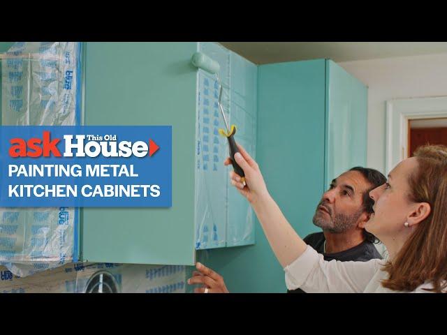 How to Paint Metal Cabinets | Ask This Old House