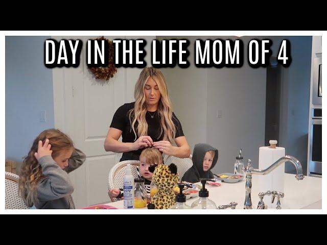 FULL DAY IN THE LIFE STAY AT HOME MOM OF 4 | Tara Henderson