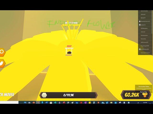 Roblox Bee Sim: 2 Million Visits! New Infinity Flower!