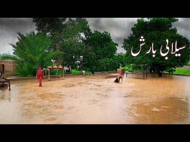 Very Heavy Rain In the Village of Punjab Pakistan | Nomadic Life | Pakistan Village Life