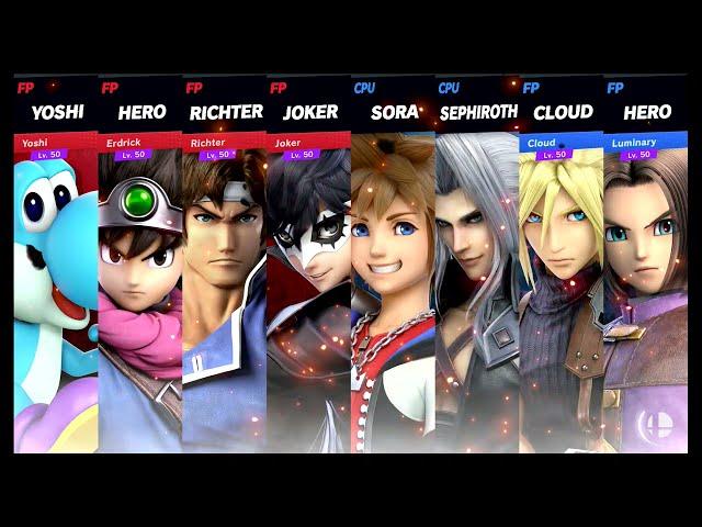 Super Smash Bros Ultimate Amiibo Fights – Sora & Co #106 Maru Chan vs Square Enix