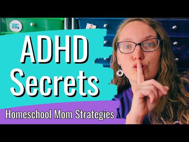 Struggles Of A Homeschool Mom With ADHD || How To Homeschool With ADHD