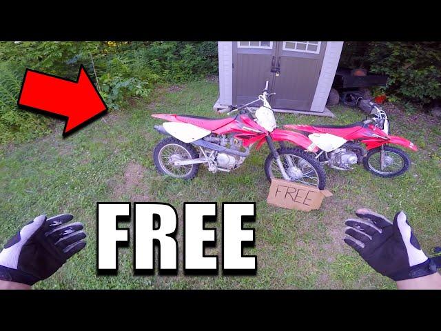 Found Two Free Dirt Bikes