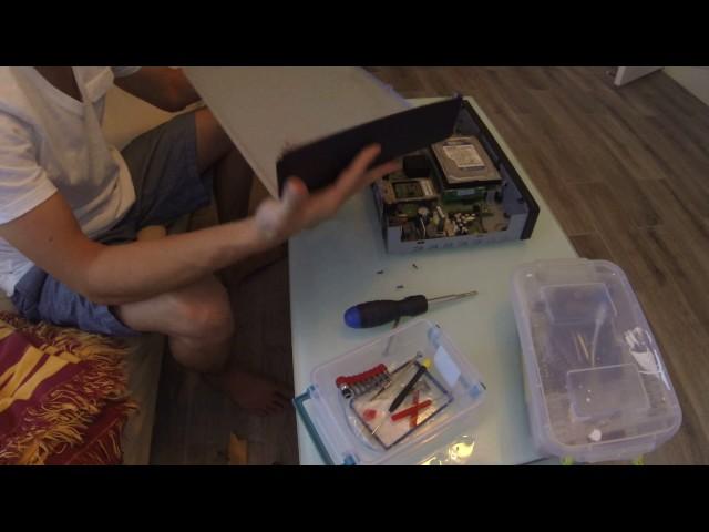 How to remove hard drive from Comcast DVR DCX3400