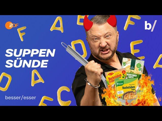 Würz Wirrwarr: Sebastian enträtselt Buchstaben-Suppe