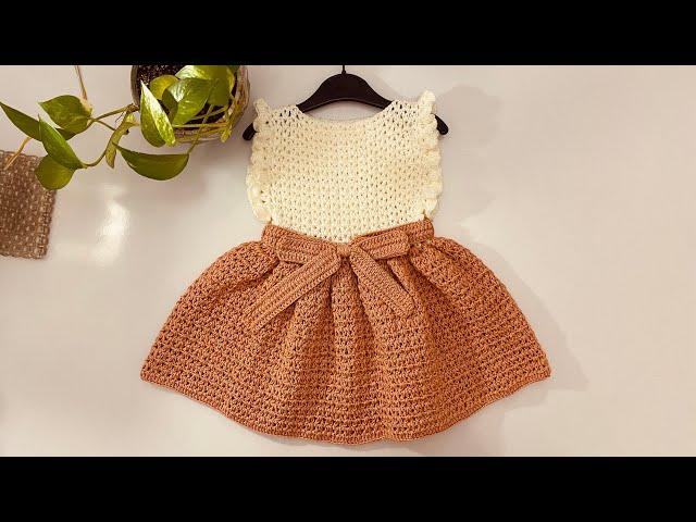 How to Crochet Simple And Elegant Dress Written Pattern Available Now with Details link below