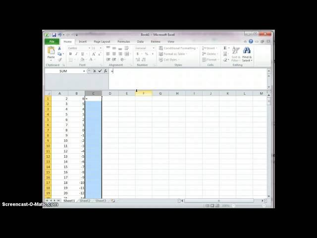 Apply a Formula to an Entire Column in Excel