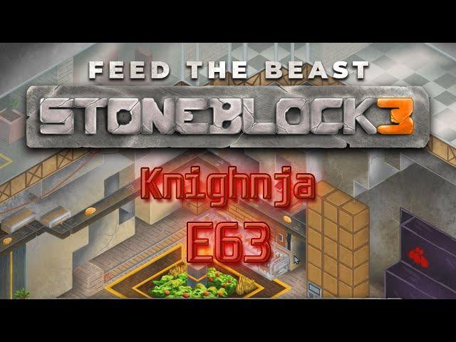 StoneBlock E63 - Fission Reactor Construction Part 1