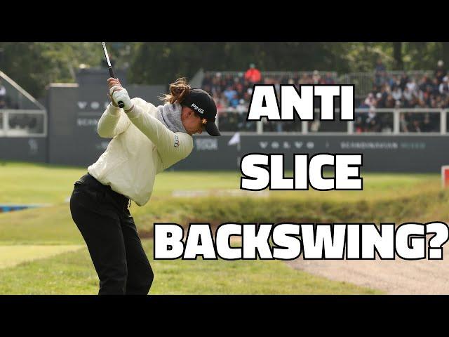 Anti Slice Backswing?! Linn Grant Swing Analysis