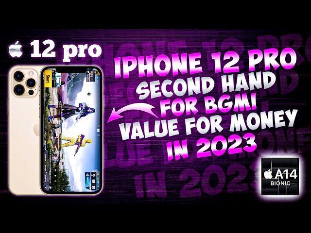 IPhone 12pro Second Hand For Bgmi Test | Full Review In 2023 | IOS ￼16.3 UPDATE | TeamsrtOp