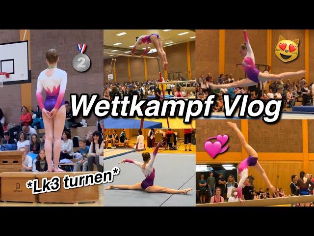 Wettkampf Vlog! *Lk 3 Einzelwettkampf turnen*| kathie