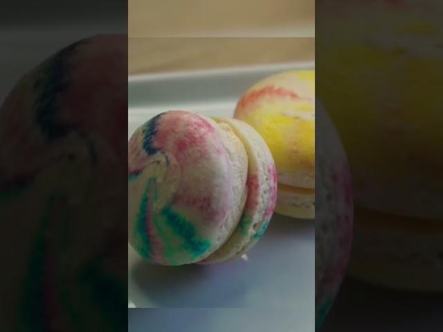 Macarons Passion Fruit #macarons #Cake #love #handmade #colors #sweet#shorts #shortvideo