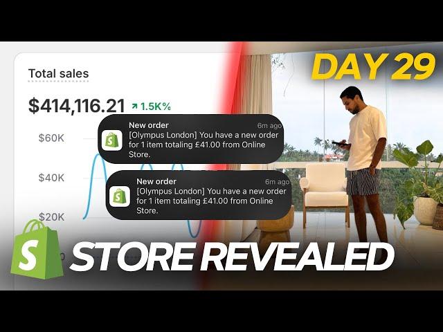 $25,340/Sales REVEALED Store & Products - 0 to $100k Dropshipping Challenge (DAY 29)