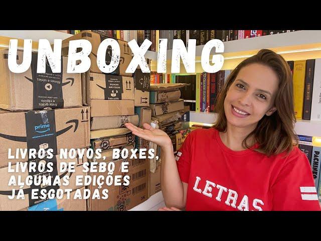 UNBOXING: livros novos, boxes, livros de sebo e algumas edições já esgotadas