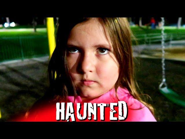 KIDS GET POSSESSED IN HAUNTED PARK! AND TIMMY GOT STUCK IN A BABY SWING! ~ (Halloween Skit)