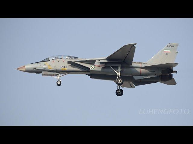 F-4 Phantom and F-14 Tomcat flypass at Kish Island