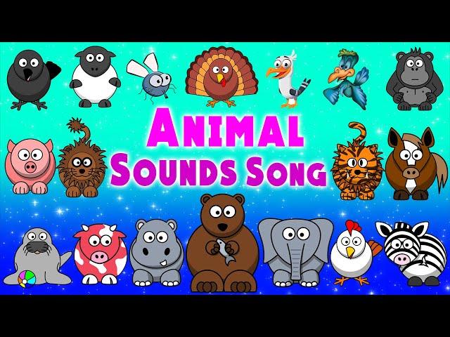 Animal Sounds Song | Animal Songs for Toddlers | LittleKidsTV