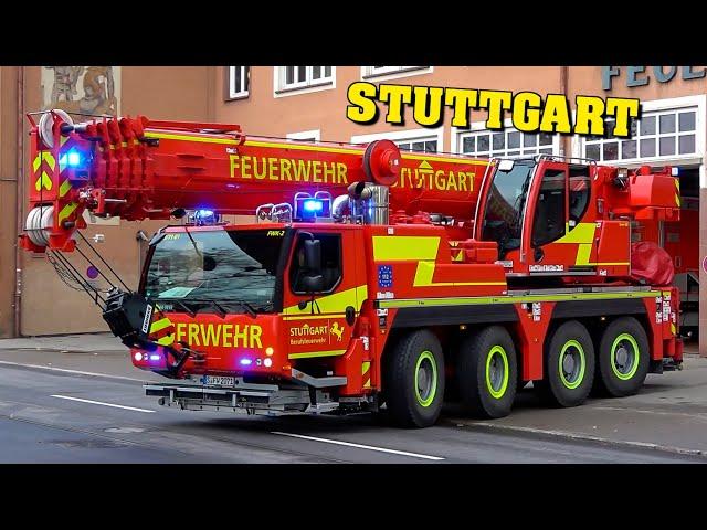 [FEUERWEHRKRAN BF STUTTGART] - Großeinsatz UNFALL mit STADTBAHN: Alarm für Feuerwache 3 & mehr!