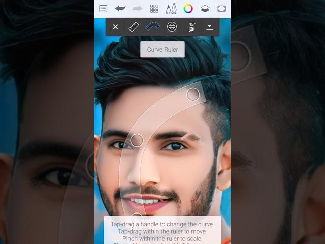 Autodesk sketchbook Hair Editing | Sketchbook skin whitening  |