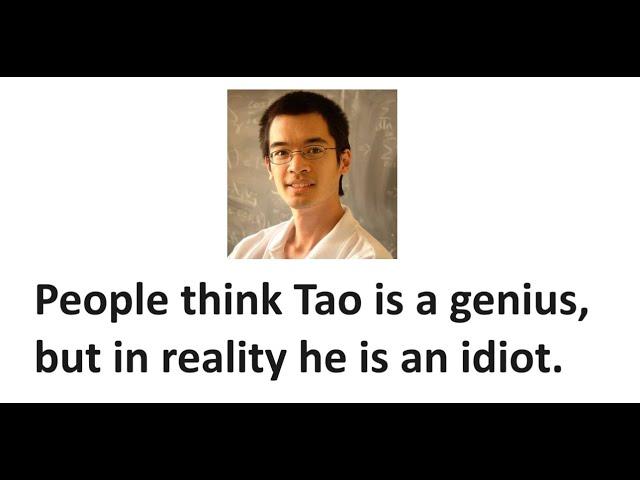 The number '1' is the prime  Πρῶτο (first) number!  Terrence Tao is an idiot.