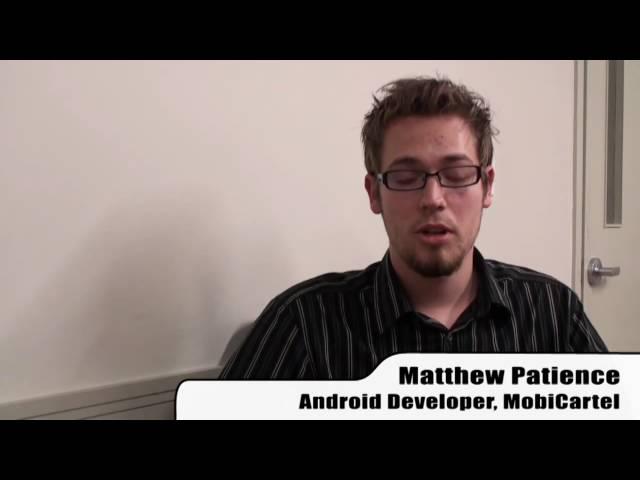 AndroidTO Presenter Spotlight: Matthew Patience