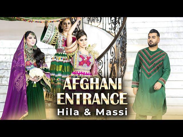 Hila & Massi | Afghani dress entrance & mast dance | Hamayoun Angar | New Afghan song