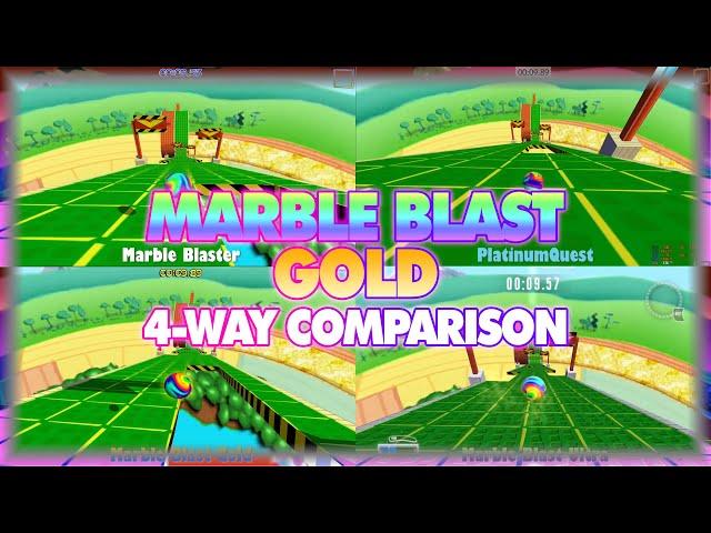 Marble Blast Gold vs Platinum vs Ultra 4-Way Comparison