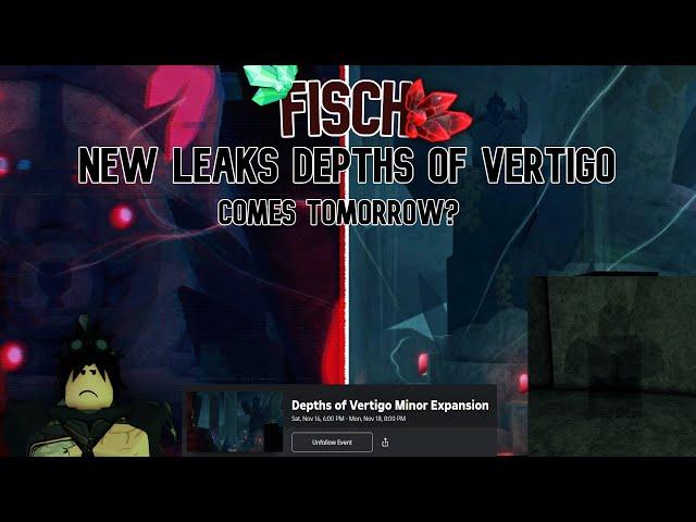 NEW UPDATE COMES TOMMOROW IN FISCH! (Depths Of Vertigo, New rod)