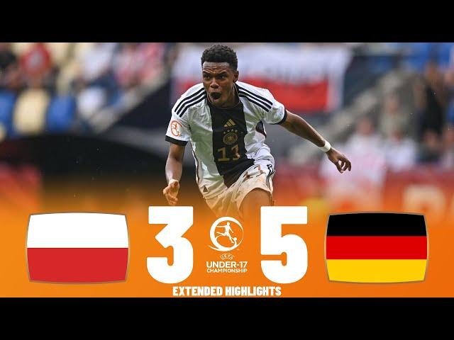 Germany vs Poland | What a Game | Highlights | U17 European Championship Semi Final 30-05-2023