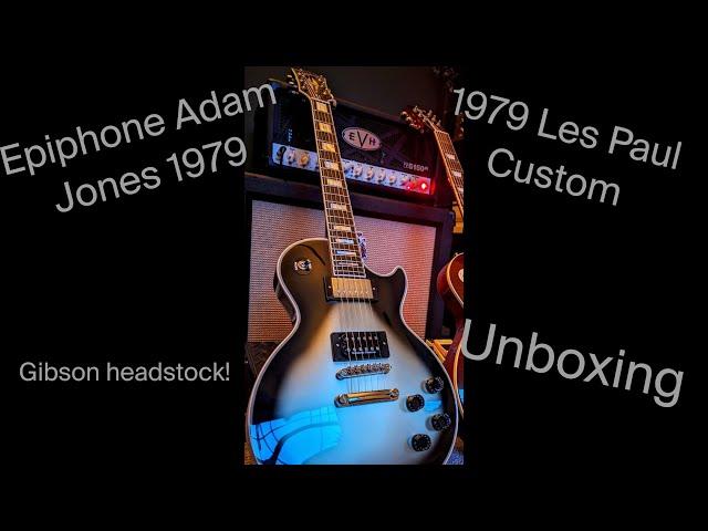 Epiphone Adam Jones “Non-Art” 1979 Les Paul Custom Silverburst “Unboxing”