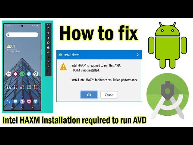 How to solve Intel HAXM installation required to run AVD | A fully working quick fix (2024)