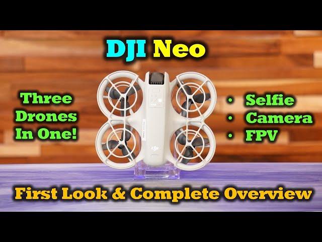 DJI Neo Drone | First Look - 3 Drones in One!