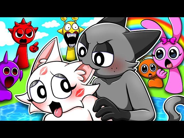 Incredibox Sprunki - Wenda Fall in Love with Gray | Incredibox Sprunki Animation