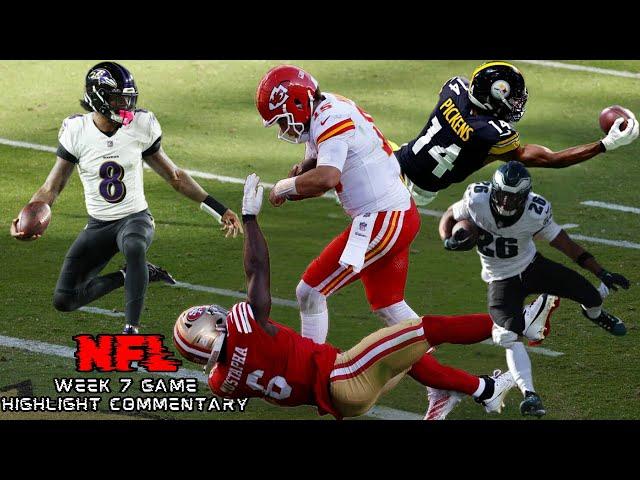 A Bunch of INJURIES & Amazing Finishes | NFL Week 7 Game Highlight Commentary