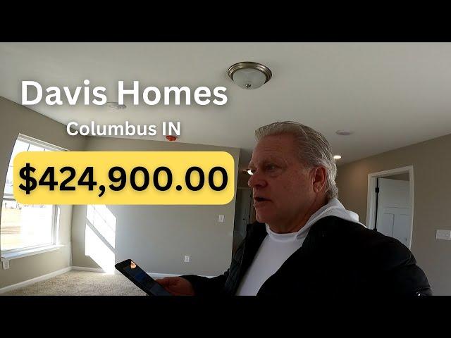 COLUMBUS INDIANA | DAVIS HOMES New Build Home Tour [$425K] Metropolitan INDIANAPOLIS Living