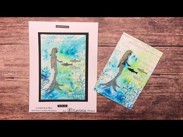 Dinkles and Alana by Jo Rice #laviniastamps #dinkles #cardmakingvideo