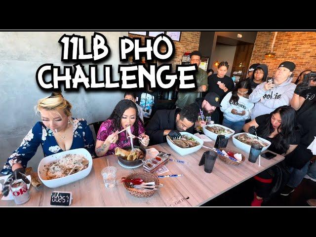 11LB BOWL OF PHO at Let's Get Pho in Las Vegas, NV!! #RainaisCrazy