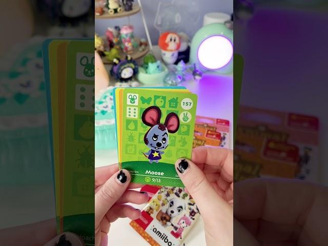 More animal crossing amiibo cards! #animalcrossing #cozygaming #acnh #amiibo #cutegaming #gamergirl