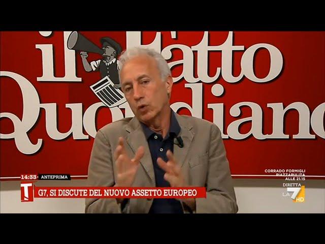 Pestaggi e G7, L'analisi di Marco travaglio a Tagadà. (Intervista integrale)