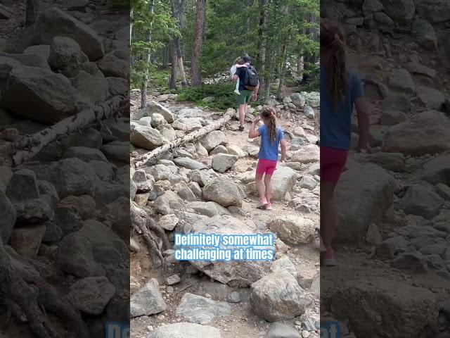 SOOO worth it!!  Family hike to St. Mary’s Glacier, Colorado ️ #shorts #travel