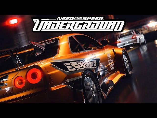 Need for Speed Underground Full Game Hard Difficulty [4K 60FPS]