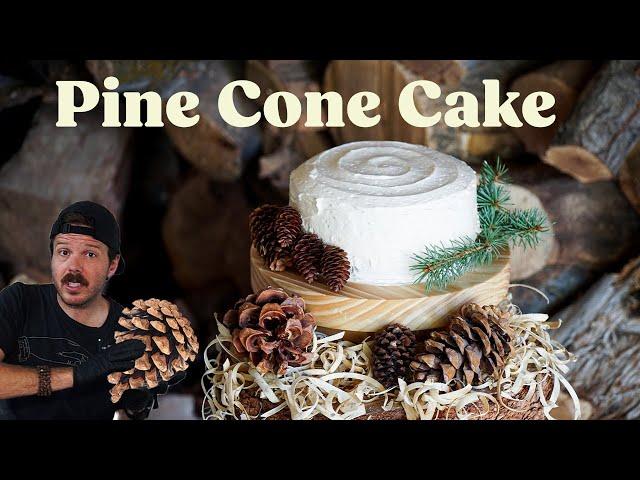 I baked a cake with PINE CONES. How did it taste? | Eating Trees