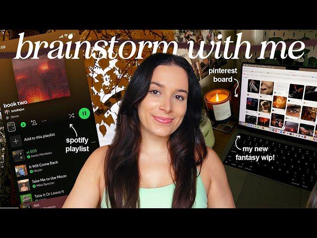 brainstorm a NEW BOOK with me ‍ cozy writing vlog