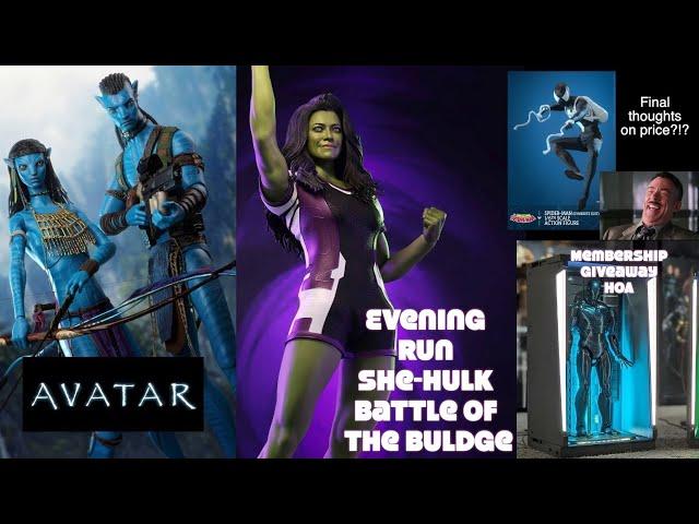 Evening Run SHE-HULK Released, HOA Membership giveaway, AVATAR, Final Thoughts Black Suit Spider-man