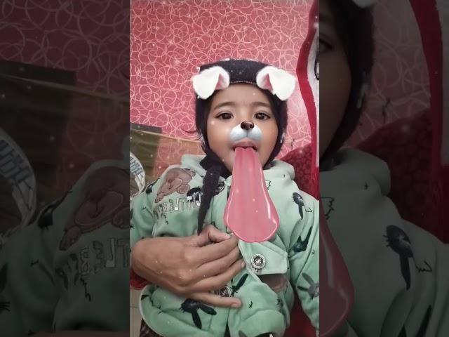 Cute Mishka ️#babyshorts #viralvideo